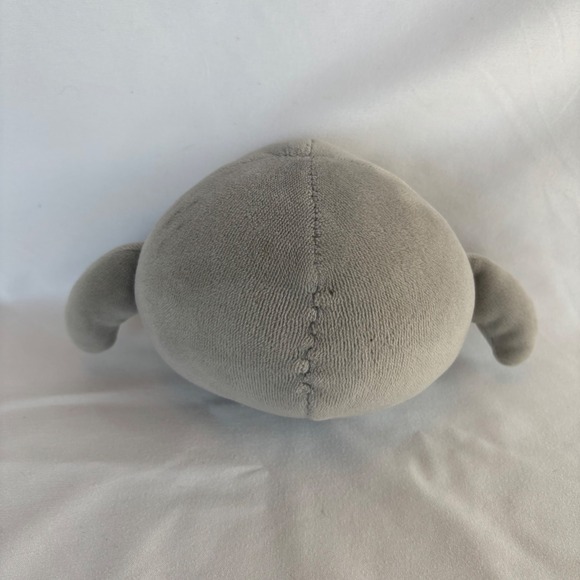 Gray Sloth Round Plush Stuffed Animal with Red Heart Small Soft Toy - Picture 2 of 5